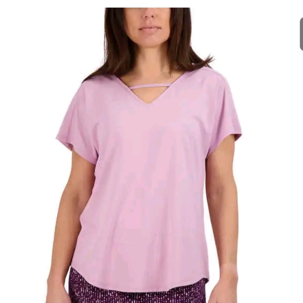 Tranquility By Colorado Clothing Women's V Neck Top Size large